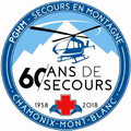 Logo 60 ans de secours du PGHM de Chamonix