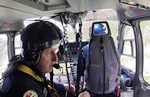 L'équipage à bord de l'EC 145 F-MJBE "Choucas 73" - Photo © Eric Thirion - CABCOM Région de Gendarmerie Auvergne Rhône-Alpes 2018