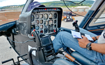 Tableau de bord du Bell 206 B3 F-HBJR - Photo © Patrick GISLE 