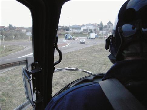 L'hélicoptère est au rendez-vous du chassé-croisé - Photo DR