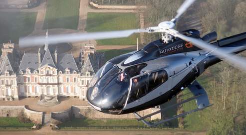 L'EC 130 F-GRLB d'Aviaxess - Photo © Antoine Grondeau