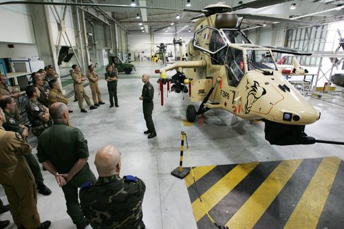 Des séances de tirs sont notamment au programme du prototype du Tigre HAD pendant son séjour dans le Var - Photo Frank Muller