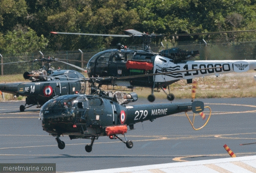 Alouette III de l'escadrille 22 S - Photo MARINE NATIONALE