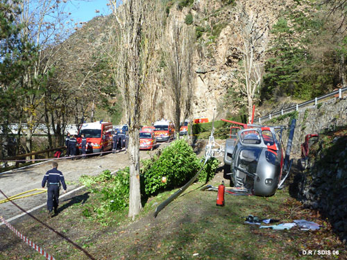 Plus de peur que de mal pour les occupants - Photo © D.R. SDIS 06