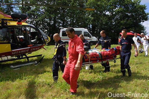 L'hélico peut décoller en moins de trente minutes le jour, en une heure la nuit.
