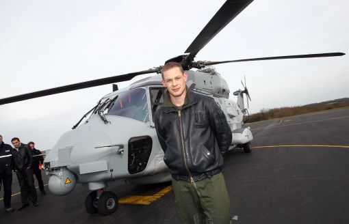 Le pilote du NH90 Caïman : Jérôme Dubois - Photo Renaud Joubert