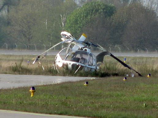 L'épave du Cabri G2 D-HETA - Photo Ch. Worofka 