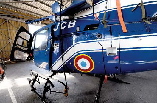 L'Ecureuil de la Gendarmerie est actuellement en cours de montage