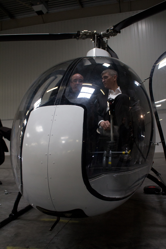Patrick Abate et Thierry André à bord de Hélinéo - Crédit photo Tout-Metz