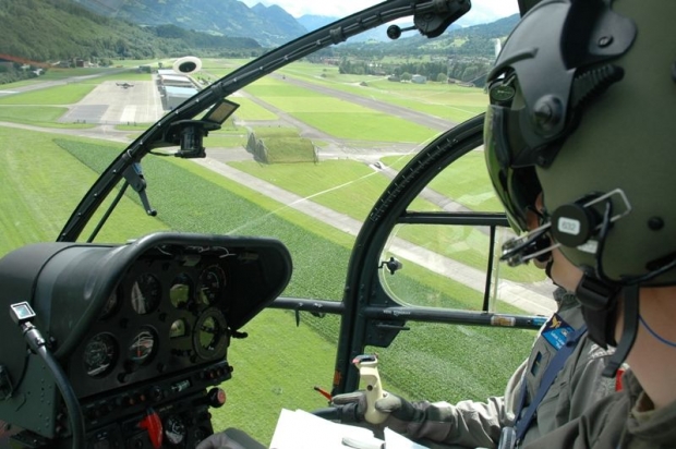 En vol depuis le cockpit - Photo @ Pascal Kümmerling 