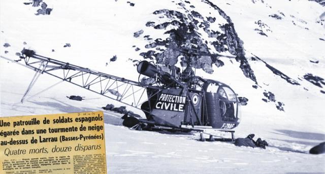 L'Alouette 2 F-ZBAF Protection civile vers 1964 - Photo DR