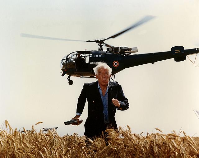 Alouette 3 F-MJBO Gendarmerie en 1983 durant le tournage du Film Canicule - Photo DR