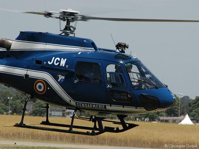 L'AS350 Ecureuil - Photo Christophe Gothié