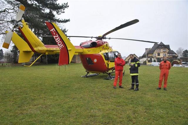 Dragon 67 lors d'une récente intervention à Obernai. Photo – Photo archives DNA