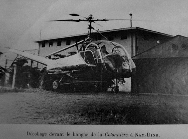 Décollage devant La cotonnière à NAM-DINH - Photo DR collection Valérie André