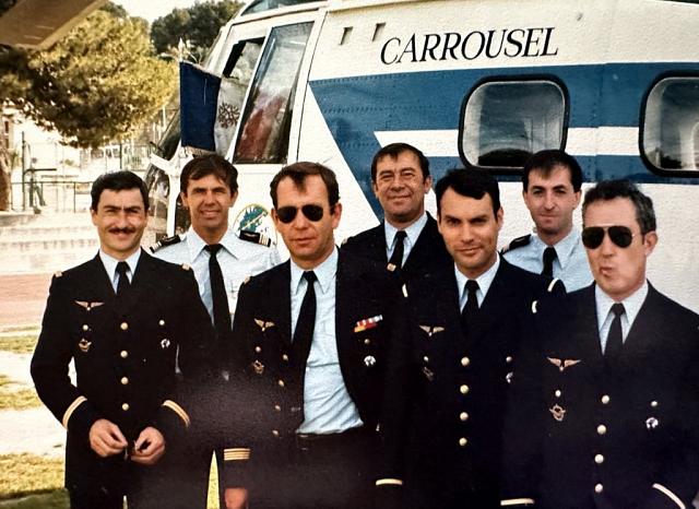 SA-330 Puma Carrousel du Glam en 1982 - Photo DR AHA