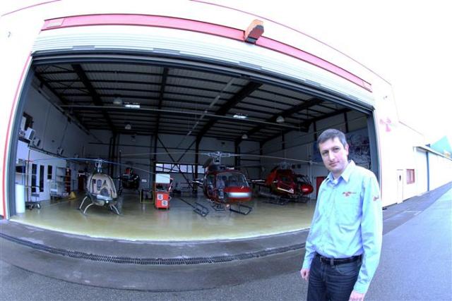 La société Héli-Challenge, basée à Tallard, propose d'une part une activité industrielle de maintenance et personnalisation d'hélicoptères, et réalise d'autre part diverses opérations aériennes - Photos DL/VIRGILE