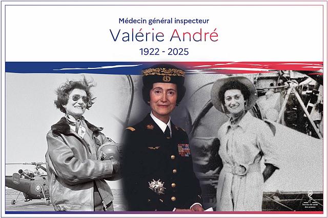  l'aube de sa 103e année, le général Valérie André, première femme à devenir officier général en France, s'est éteinte ce mardi 21 janvier - Photo DR