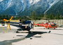 Les 2 Alouette III sur la DZ des Bois de Chamonix ont maintenant leur place amplement méritée au Musée de l'Air et de l'Espace - Photo © X