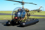 Le Bell 47 équipé de sa flottabilité à Royan - Photo collection Gérard Desserprit 