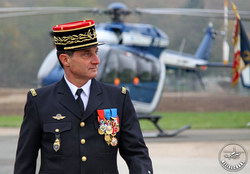 Le Général Daniel Leimbacher, Commandant les Forces Aériennes de la Gendarmerie - Photo Helisecours