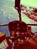 Mission de recherche du côté de l'Île Chausey depuis l'Alouette II - Photo collection Francis Delafosse