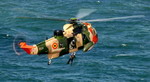 Hélicoptère Sea King en mission de recherche - Photo DR
