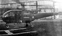 Alouette 3 F-MJAK lors d'une mission GIGN à ses débuts en 1974 - Photo DR