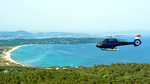 Les hélicoptères de la compagnie monégasque MONACAIR pourront décoller depuis l'aéroport de Toulon. Photo © MONACAIR