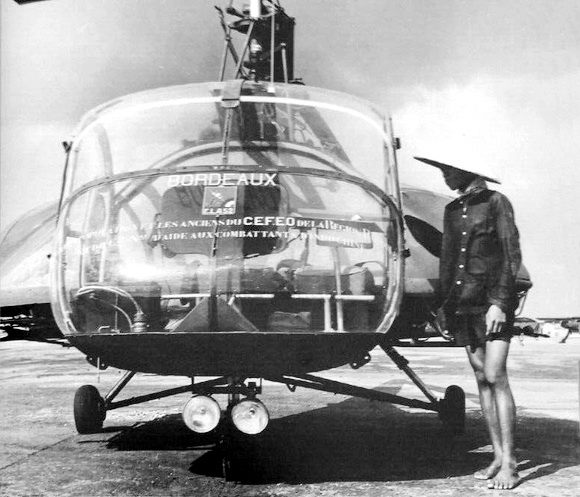 Hiller Bordeaux sur la base de Tan Son Nhut 1953 - Photo DR