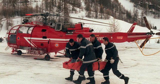 Alouette 3 F-ZBBC Sécurité civile le 24 janvier 1998 - Photo DR