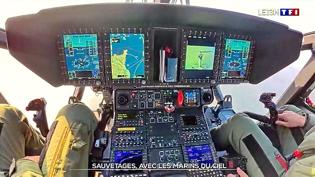 Cockpit du H160 de la Marine nationale - Photo DR TF1