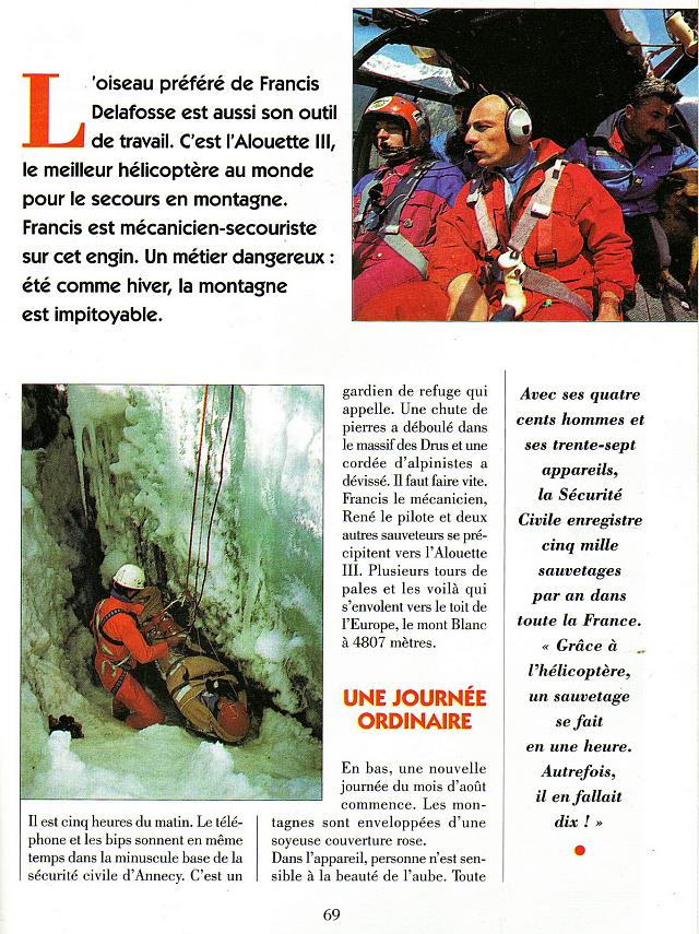 "Je bouquine" article Francis Delafosse page 69 - août 1994 - Document DR F. Delafosse - Photos André Fatras