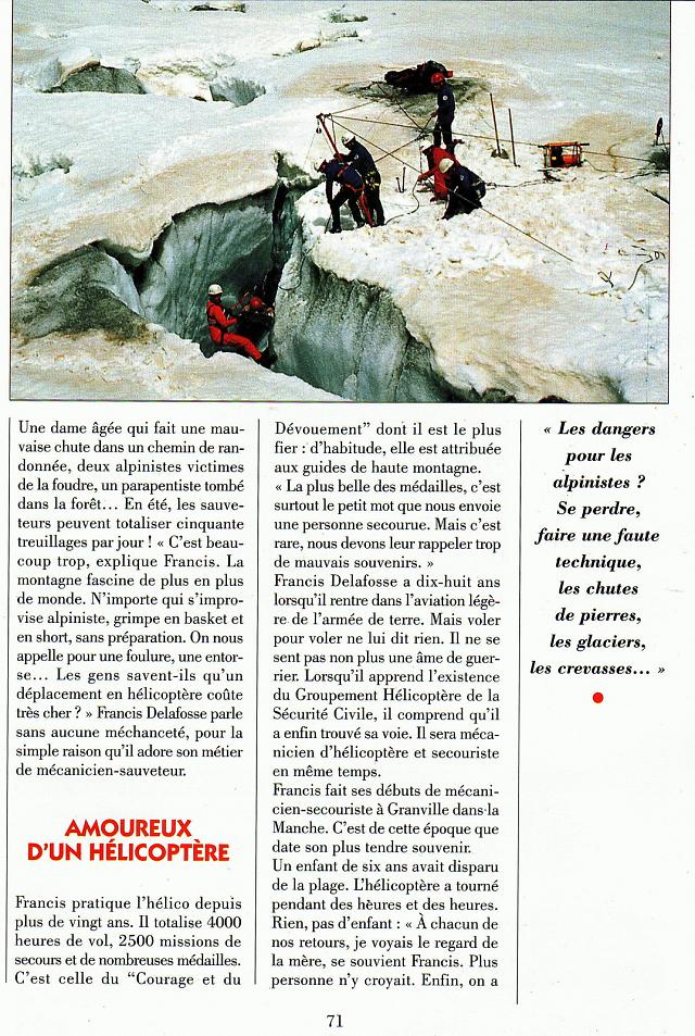 "Je bouquine" article Francis Delafosse page 71 - août 1994 - Document DR F. Delafosse - Photos André Fatras