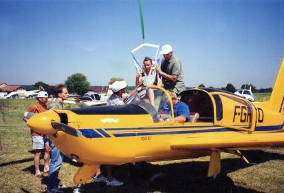 Aéroclub Espéravia à Annecy, baptême de l'air avec Yves - Photo DR (…)