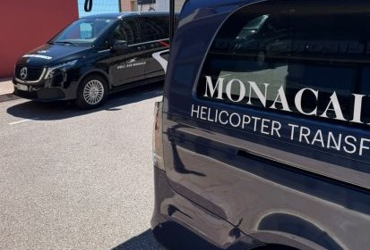 Les navettes pour le transfert vers l'héliport de Monaco (Fontvieille) (…)