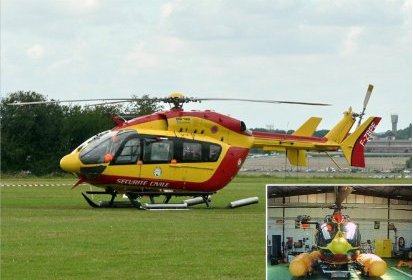 Flottabilité sur les patins pour l'EC 145 F-ZBPE - En encarts, (…)