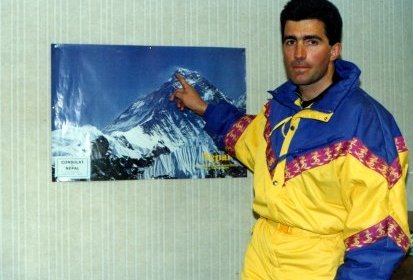 Yves Mathelin, quelques jours avant l'accident en janvier 1989... - (…)