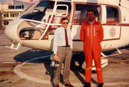 Jean-Marie Potelle avec Guy Dabadie aux essais en vol - Photo collection JMP