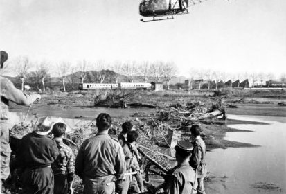 L'Alouette II F-MJAY de la Gendarmerie (Equipage : René Blazy / Maurice (…)